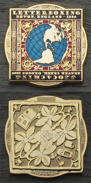 Letterboxing Geocoin